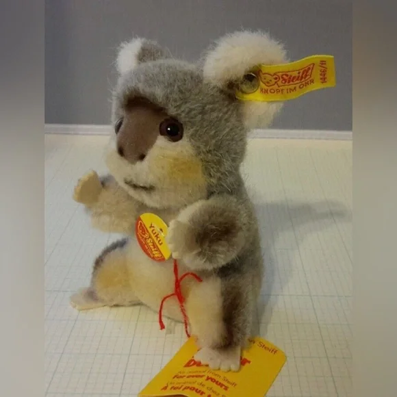 NEW VINTAGE STEIFF "YUKU" KOALA BEAR #1446,11 - Picture 2 of 6